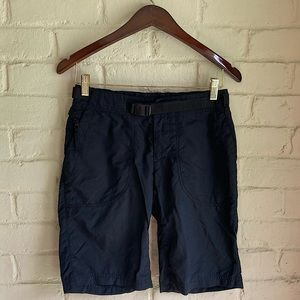 REI women’s size 4 UPF 50+ black hiking bermuda athletic shorts